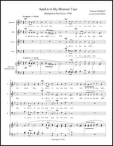 April is in My Mistress' Face SATB choral sheet music cover